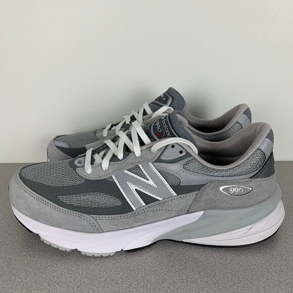 New Balance Gray and White Sneakers - Picture 3 of 11